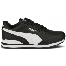 Кроссовки Puma St Runner V 3 Leather Jr Black White